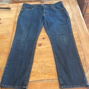 OLD NAVY Diva JEANS Blue SKINNY 9" Rise STRETCH Size 12 SHORT